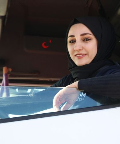 “‘Yapamazsın’ dediler… Sivaslı Rabia tırın başına geçti