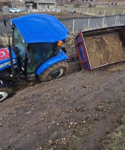 Başakpınar Mahallesi’nde yollar ve tarım arazileri zarar gördü