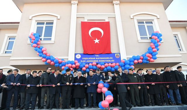 Yeşilhisar İlçe Jandarma Komutanlığı'nın Yeni Binası Törenle Hizmete Açıldı