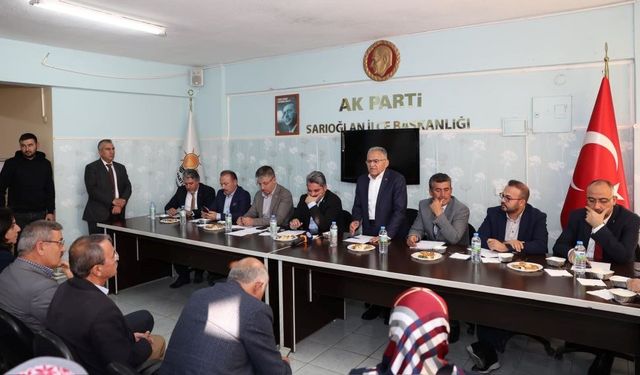 Başkan Büyükkılıç, Sarıoğlan'ı Ziyaret Etti