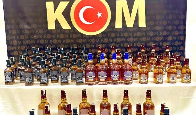 Sivas’ta 80 Şişe Kaçak Alkol Ele Gecirildi