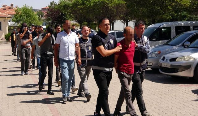 Yozgat’ta Uyuşturucu Operasyonu: 32 Gözaltı
