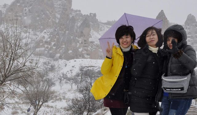 Kapadokya’yı Ocak Ayında 45 Bin Yerli Ve Yabancı Turist Ziyaret Etti