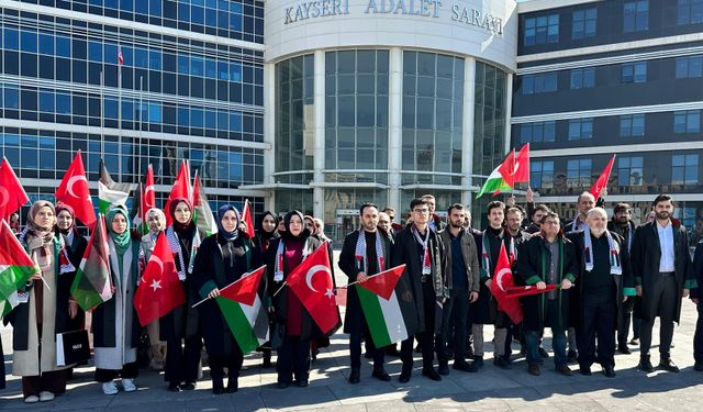 Kayseri 'de Avukatlar Gazze İçin Yürüdü!