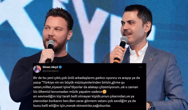 Murat Kurum'a Şarkı Yapan Sinan Akçıl, Yorumuyla Gündem Oldu