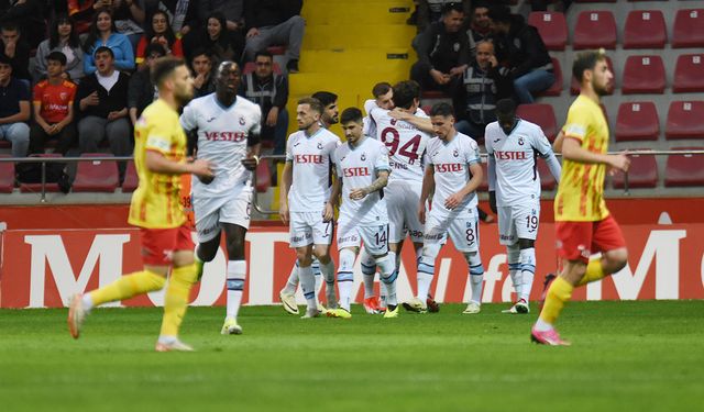 Kayserispor-Trabzonspor Maçında İlk Yarı Sona Erdi!