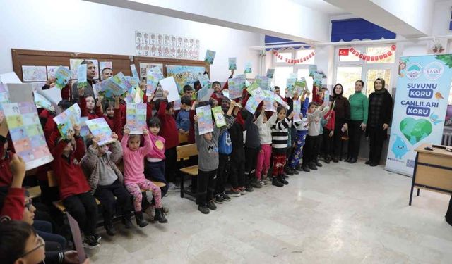 Kayseri’de su tasarrufu ve suyun serüveni eğitimi verildi