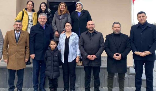 Şaban Çopuroğlu Kayseri’nin örnek muhtarı ile bir araya geldi