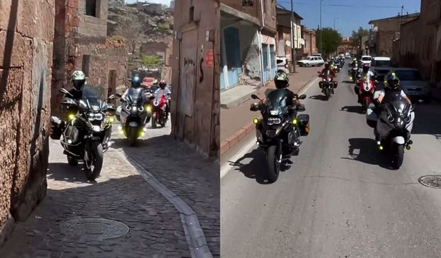 666 kilometreden öteden İncesu’ya motosikletle geldiler! Gördüklerine hayran kaldılar