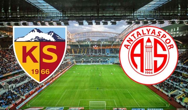 TFF yine yaptı yapacağını! Kayserispor - Antalyaspor maçı hafta içi oynanacak!