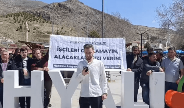 Kayseri’de aylardır maaşını alamayan işçiler sokağa çıkıp isyan etti!