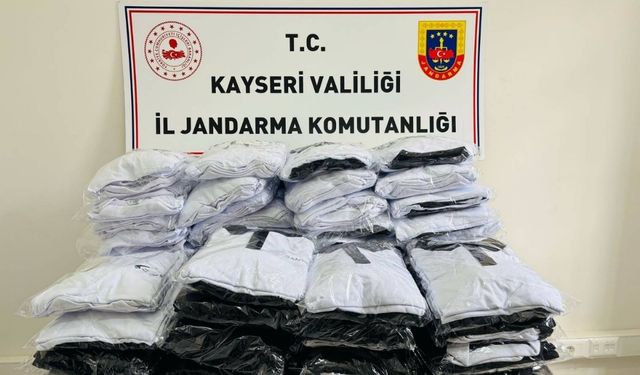 Kayseri Jandarması Yahyalı'da operasyon düzenledi: 320 Bin TL değerinde sahte ürün ele geçirildi!