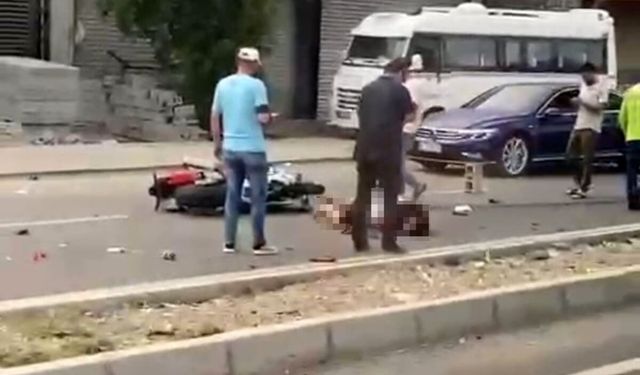 Feci kaza: 1 kişi hayatını kaybetti, mucizevi kurtuluş kamerada