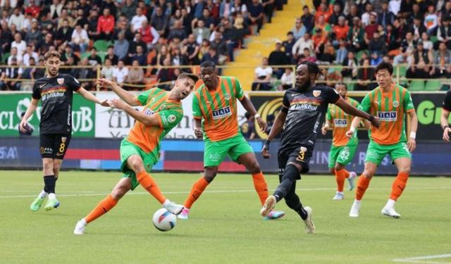 Alanyaspor – Kayserispor maçı sona erdi! 41 kere maşallah