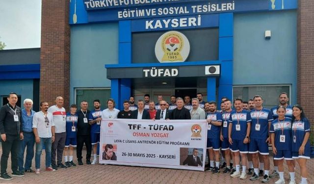 Kayseri’de UEFA C Lisansı için eğitimler başladı