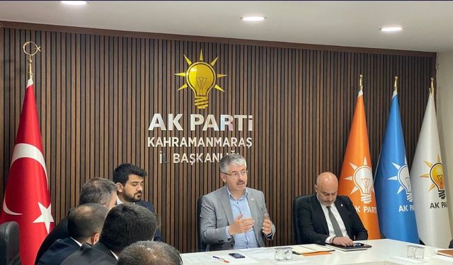 AK Partili vekil Şaban Çopuroğlu Kahramanmaraş'a neden gitti?