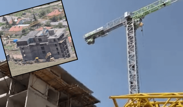 Kayseri'de TOKİ inşaatında grev krizi! Maaşını alamayan işçiler eyleme başladı!