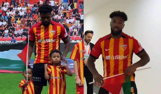Kayserispor’un golcüsü Nazon’dan Filistin paylaşımı!