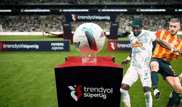 Süper Lig'de 34. haftanın heyecanı başlıyor! Maçların günü ve saati belli oldu
