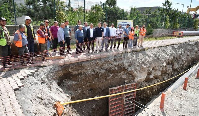Kayseri’de altyapı rekoru: 16 aylık iş 5 ayda tamamlandı!