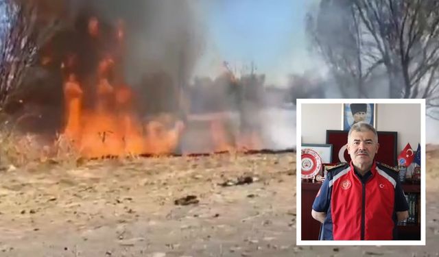 Kayseri'de İtfaiye Daire Başkanı Mustafa Kızılkan uyardı! Ateşi söndürmeden gitmeyin