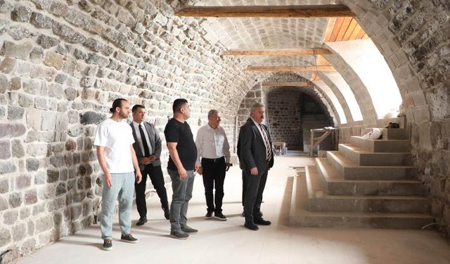 Adım adım sona geliniyor! Kayseri'de tarihi mekan açılış için gün sayıyor