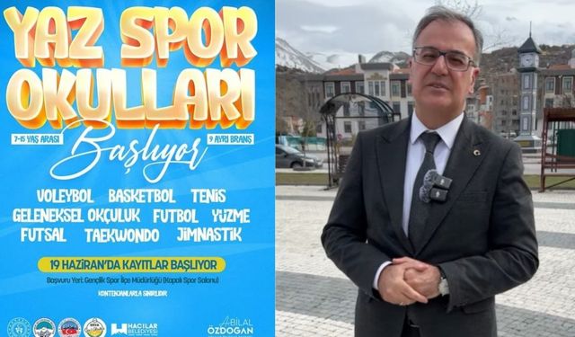 Hacılar'da bu yaz spor dolu geçecek: Ücretsiz eğitimler başlıyor!