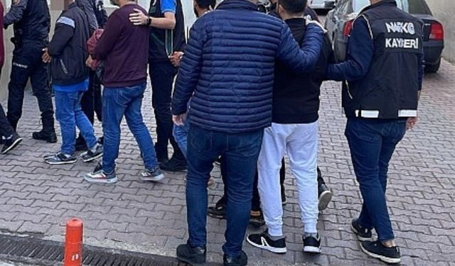 Kayseri’de operasyon ceza yağdı arananlar yakalandı