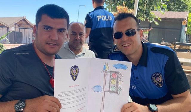 Kayseri'de polis ekiplerinden özel çocuklara büyük moral!