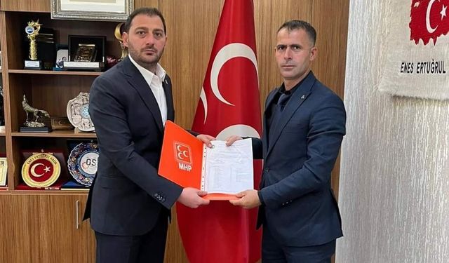 MHP Kayseri'de bayrak değişimi! Pınarbaşı İlçe Başkanı Kadir Mağara oldu