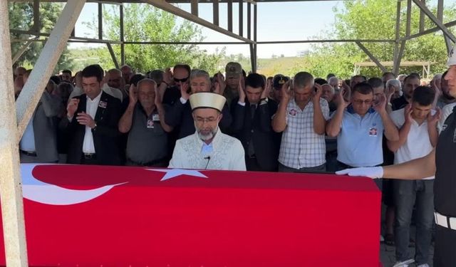 Görev sırasında hayatını kaybeden polis memuruna son veda