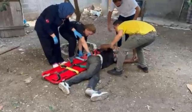 Polisten kaçan torbacı damdan atladı! Ayağını kırdı!