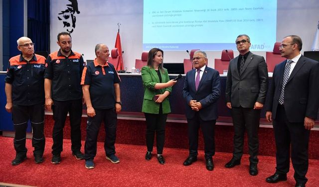 Kayseri Büyükşehir'de en anlamlı eğitim! AFAD düğmeye bastı