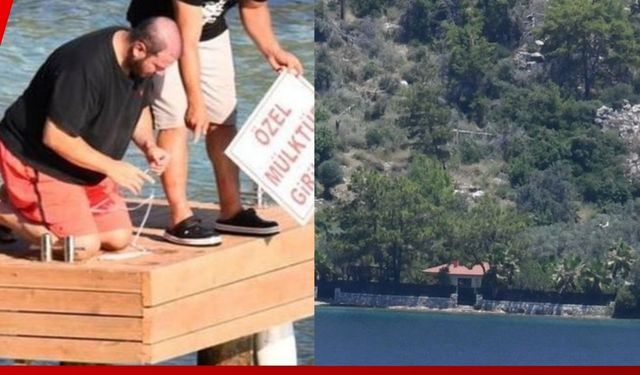 Şahan Gökbakar'dan şaşırtan hareket! Kaçak iskelesini kendisi yıktı