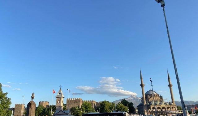 Kayseri için haftalık hava tahmin raporu açıklandı! Gölge aratacak sıcaklıklar!