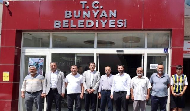 Kayseri Saadet Parti heyeti Bünyan’ı ziyaret etti