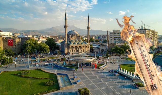 Kayseri’de sıcaklıklar artıyor! Termometreler 40 dereceyi görecek!