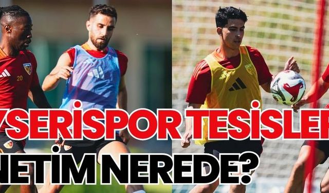 Kayserispor tesislerde! Yönetim nerede?