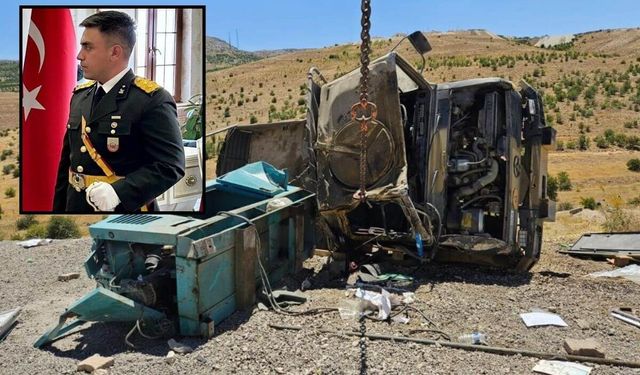 Kayseri yolundaki feci kazada 1 asker şehit düştü!