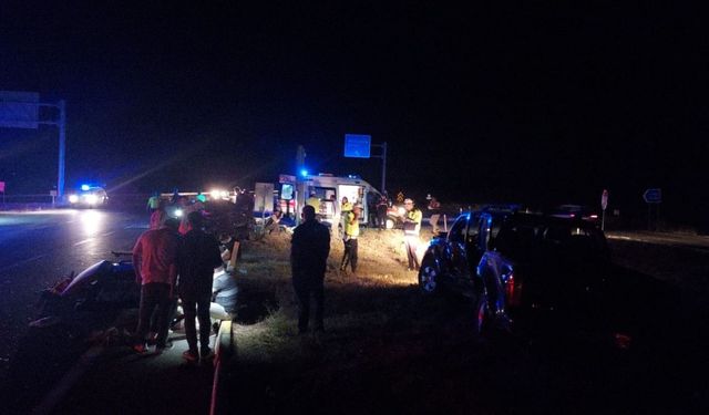 Mülkiye Başmüfettişi kaza geçirdi! Vali ve Emniyet Müdürü hastaneye koştu