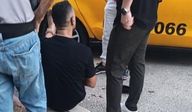 Taksi durağında silahlı saldırı: 2 sürücü yaralandı.