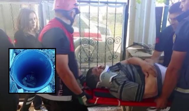 Su kuyusuna düşen adamın mucizevi kurtuluşu!