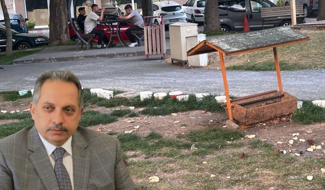 Bu görüntüler Talas'a hiç yakışmıyor: Park değil kuş yuvası oldu!
