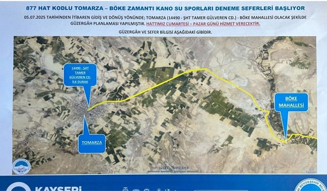 Kayseri'de yaz aylarının yeni rotası belli oldu: O bölgeye ulaşım desteği başladı