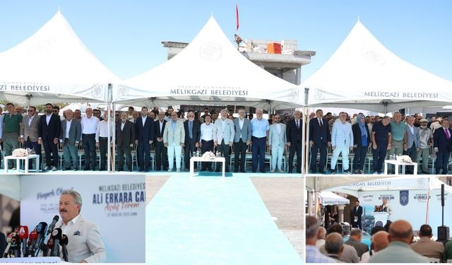 Melikgazi’de açılan Ali Erkara Camii, sosyal alanlarıyla dikkat çekiyor