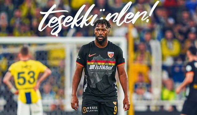 Kayserispor'dan Duckens Nazon mesajı