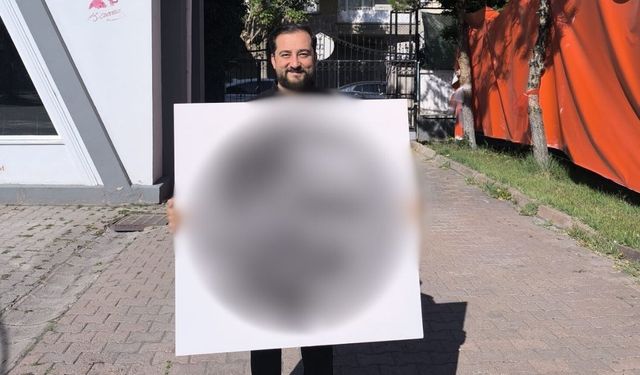 Kayseri’de çivi ve iple bakın kimin portresini yaptılar?