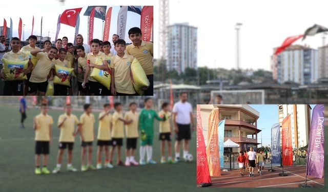 Melikgazi futbol turnuvasında kupa bakın kimin !