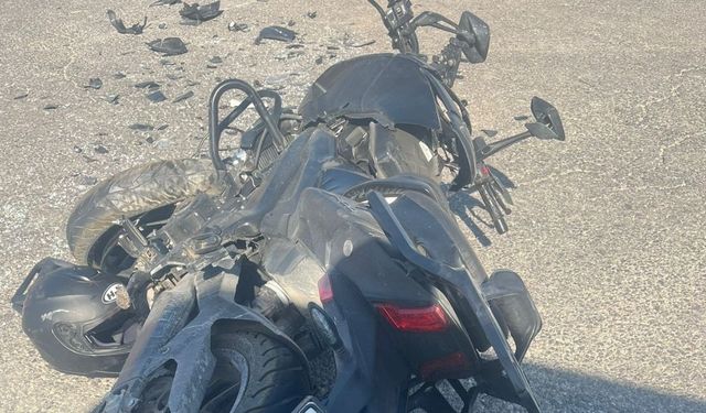 Motosiklet kazasında sürücü ağır yaralandı