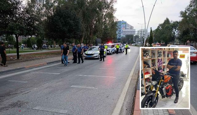 Refüje ve aydınlatma direğine çarpan motosiklet sürücüsü hayatını kaybetti